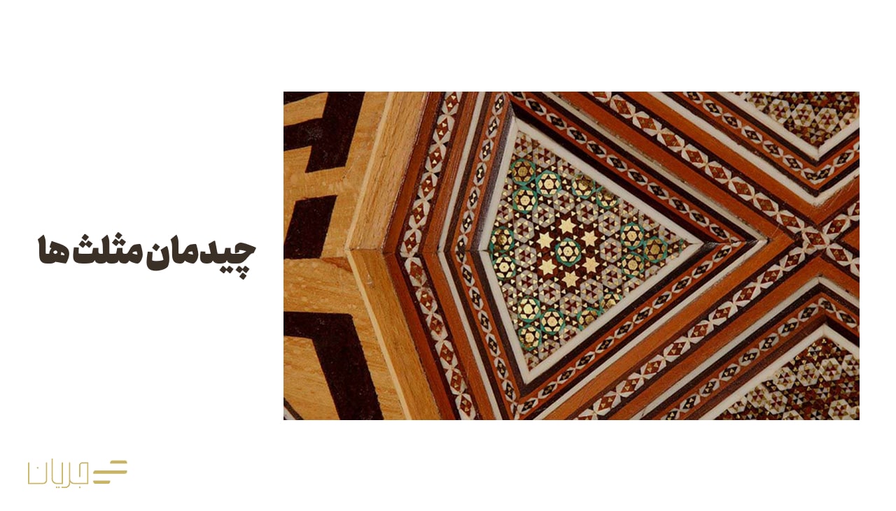 چیدمان مثلث ها
